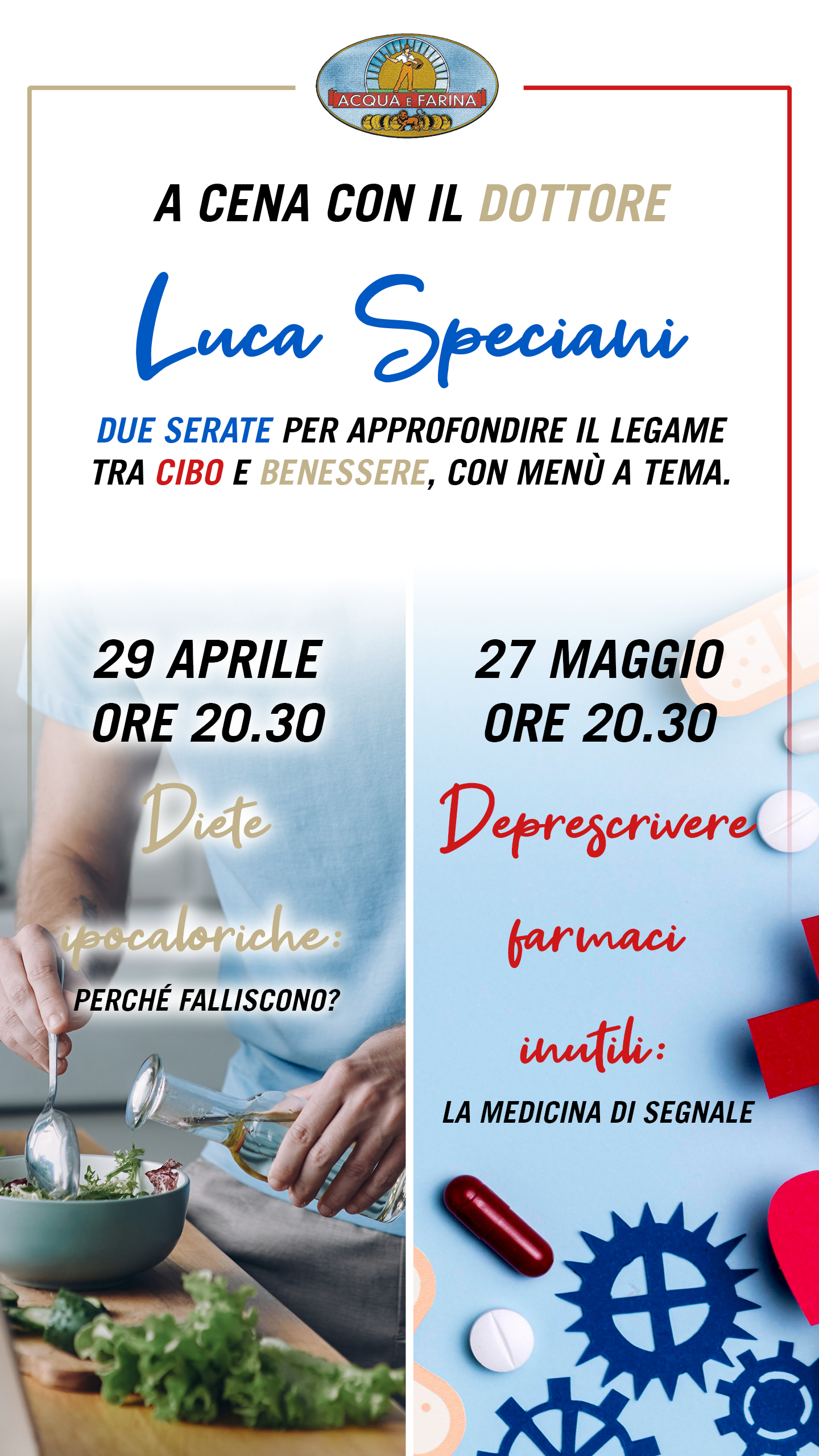 Invito a cena col dottore: appuntamento con Luca Speciani